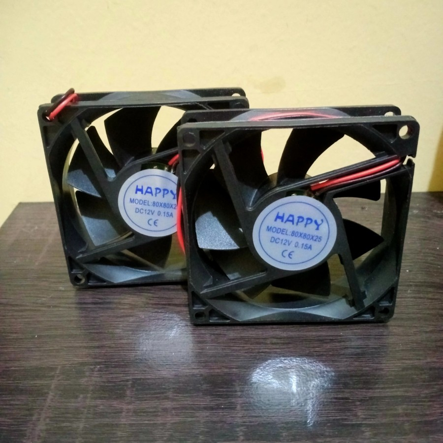 Fan Cooler Kipas Pendingin Pc Komputer dc 12volt 8cm