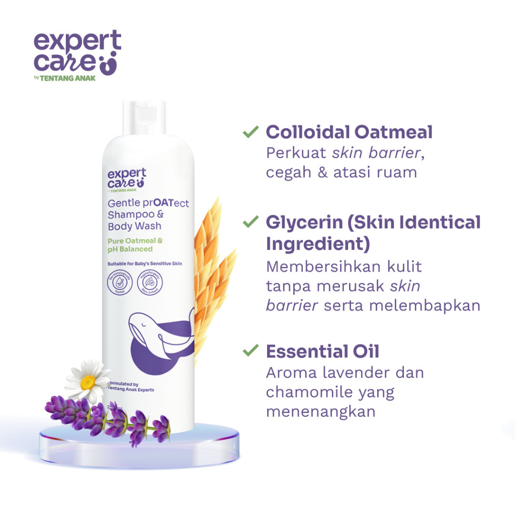 EXPERT CARE GENTLE PROATECT SHAMPOO &amp; BODY WASH 250ML