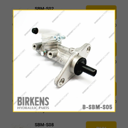 BM BRAKE MASTER ASSY Suzuki Futura T120SS Rem Atas Sentral Birkens Alumunium Central B/M B-SBM-S05 51100-77500 ASLI BIRKENS