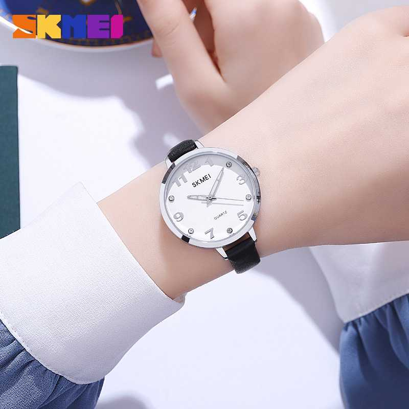 Jam Tangan Wanita Analog Watch Leather Strap Waterproof 30M Jamtangan Analog Cewek Anti Air Berkualitas