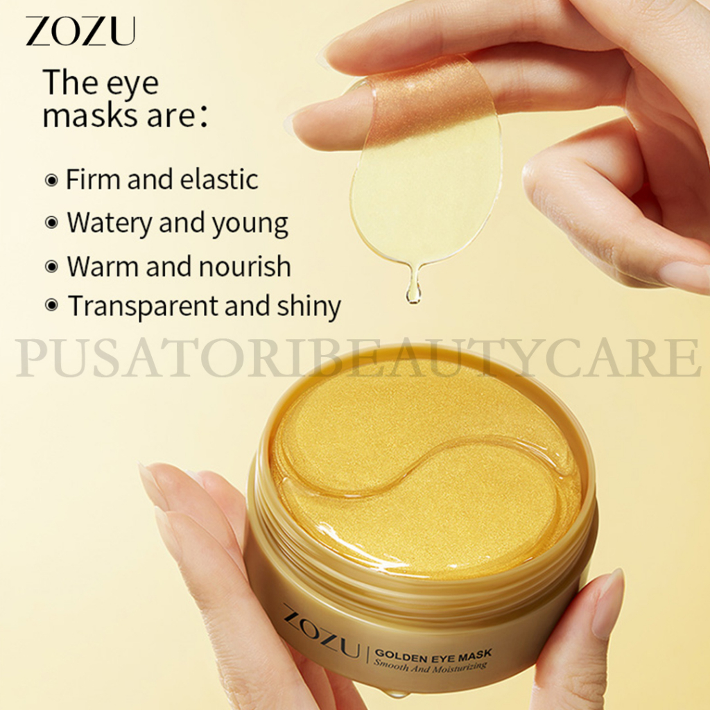 ZOZU Eye Mask Gold Collagen Avocado Masker Mata Isi 60 Lembar