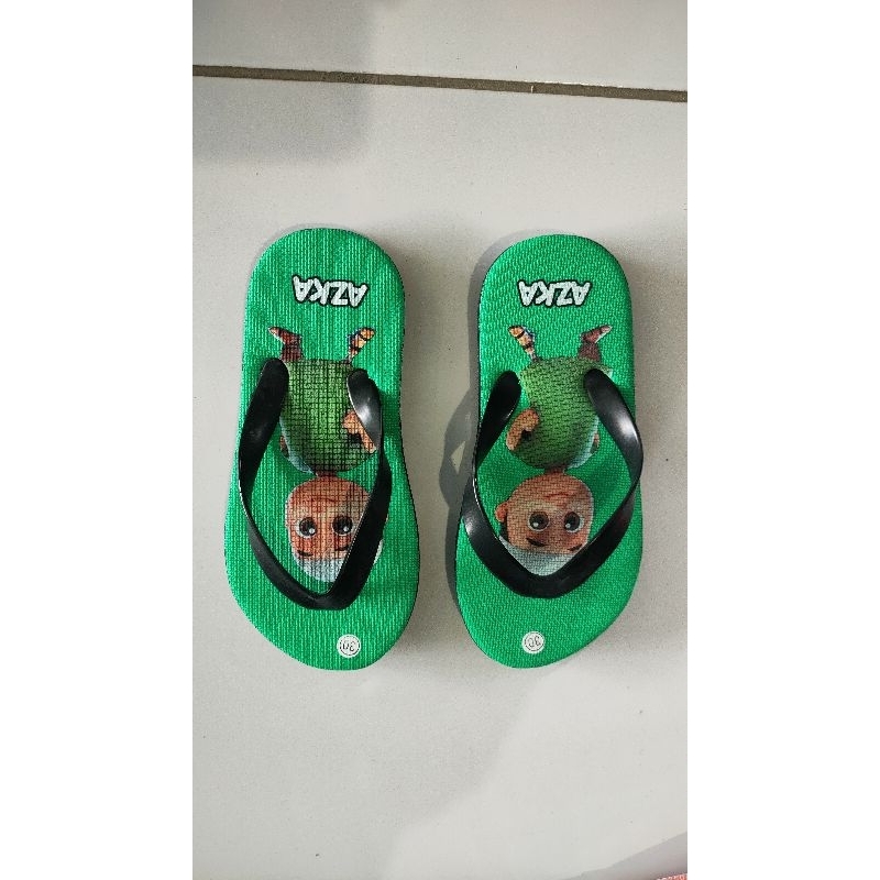 Sandal anak custom nama sendiri motif nusa rara sendal custom anak