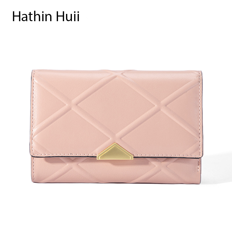 Hathin muii - dompet wanita fashion korea impor twill tigakali lipatDompet paniang Wanita Quilted Women Lipat Wallet