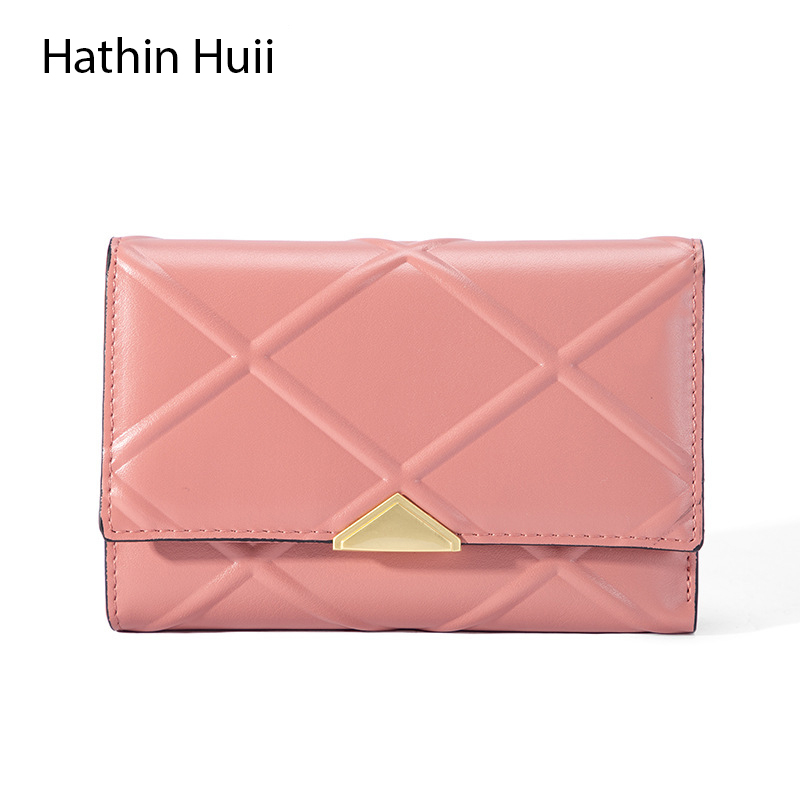 Hathin muii - dompet wanita fashion korea impor twill tigakali lipatDompet paniang Wanita Quilted Women Lipat Wallet