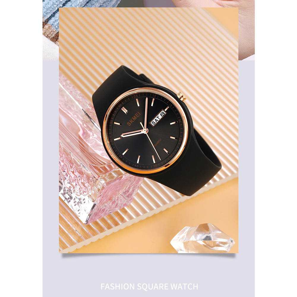 Jam Tangan Analog Wanita Quartz Watch Waterproof 30M Jamtangan Cewek Desain Minimalis Elegan Anti Air