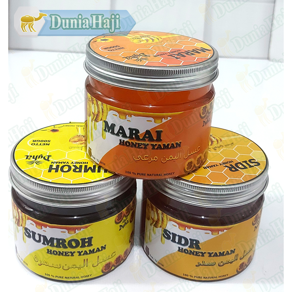 

Madu Yaman Marai Sidr Sumroh Raw Honey Yemeni Pure Natural Original Mara'i Sumro