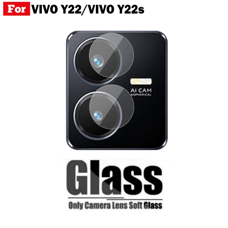 VIVO Y22 / Y22S ANTI GORES CAMERA FRAME 3D PELINDUNG KAMERA BELAKANG SCREEN GUARD PROTECTOR BLACK