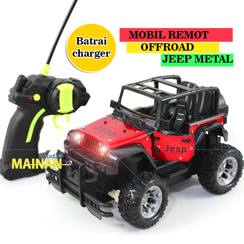 MAINANKEI MAINAN MOBLIL RC JEEP METAL ROCK CLIMBING 999G-1A BATRAI CHARGER MOBIL MOBILAN OFFROAD