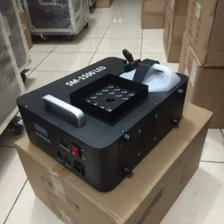 Mesin asap 1500 watt Led - fog machine 1500 led