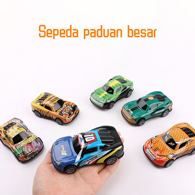 SYH Mall Mainan Anak Mobil Mini Pull Back Bahan Alloy / Racing Mini Car Kids Toys Toddler Toys