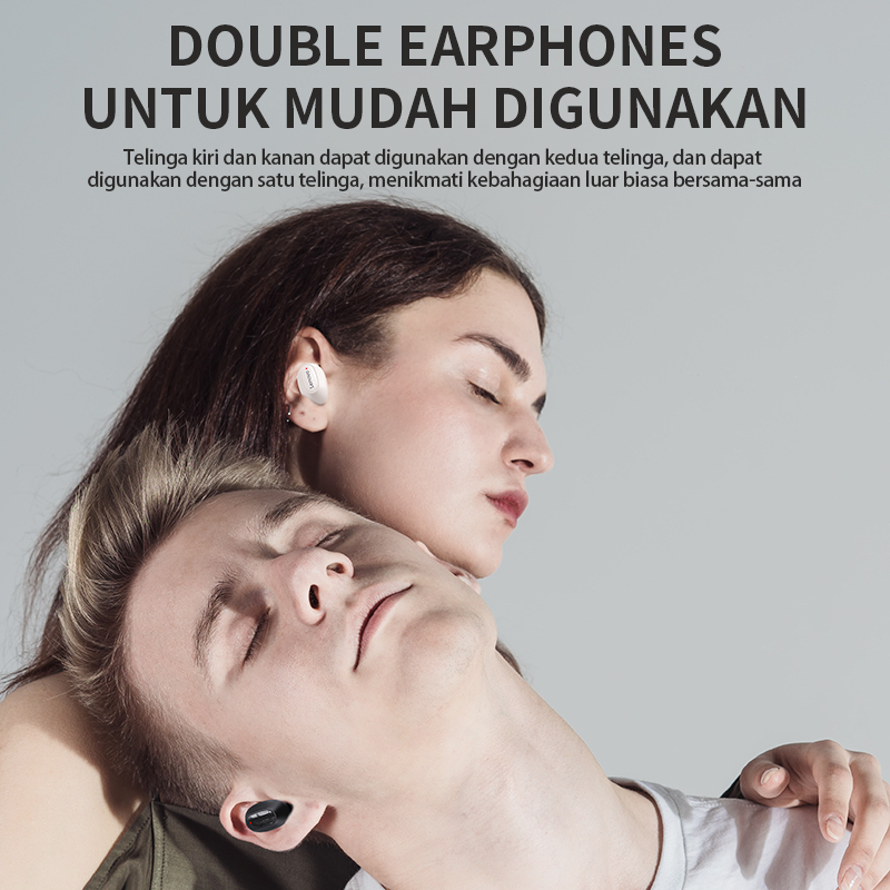 Thinkplus Lenovo XT62 TWS Wireless Earphone Bluetooth 5.3 HIFI Stereo Mini Earbuds In-Ear Headset