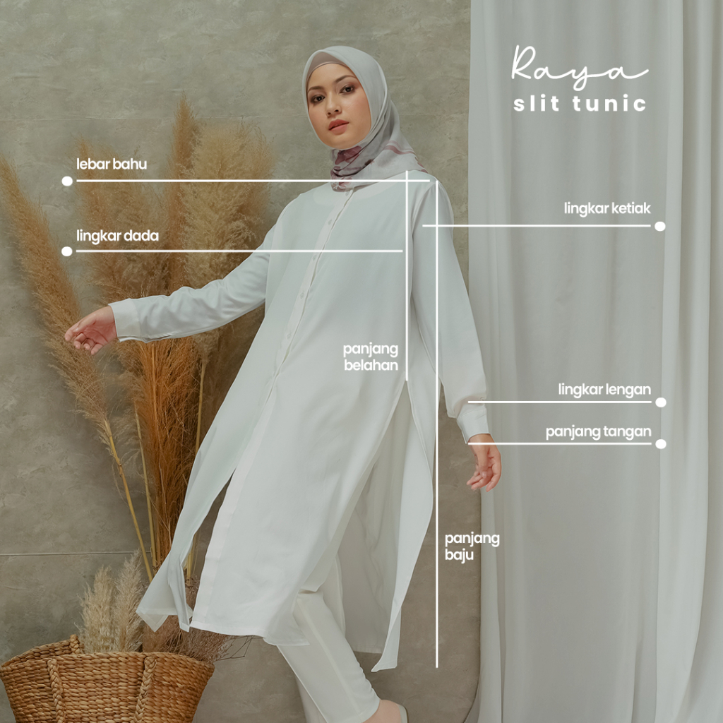 Minor Defect | Tesavara Slit Tunic | Tunic Wanita Flowy