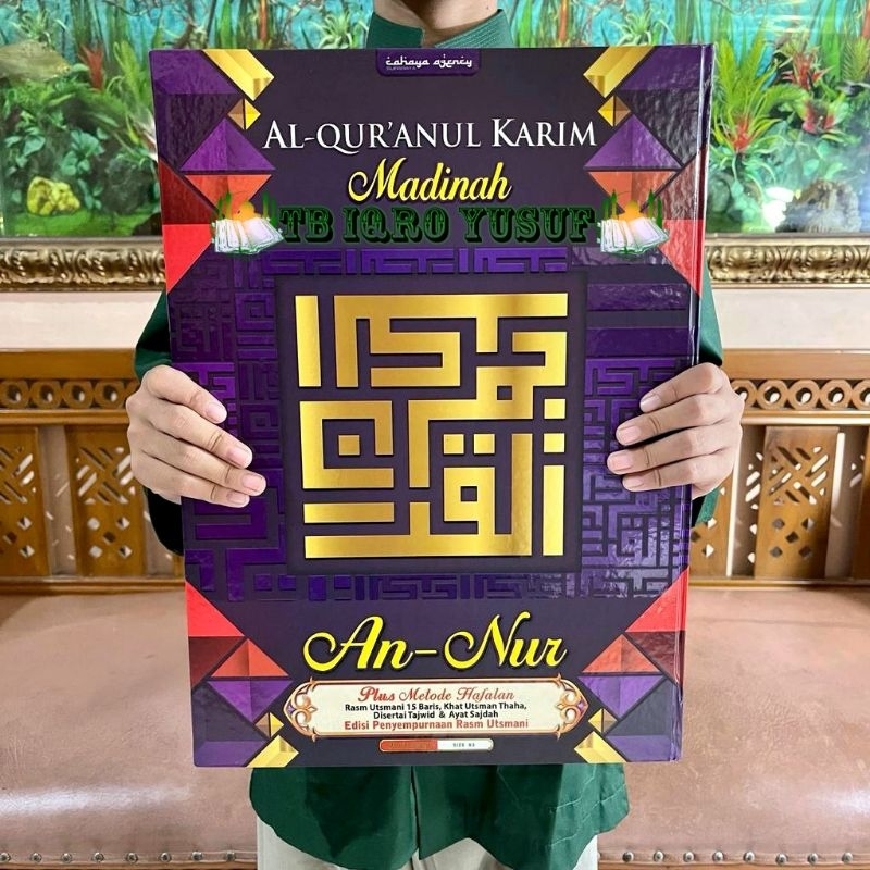 Alquran super besar ukuran jumbo A3,alquran lansia 15baris non terjemah