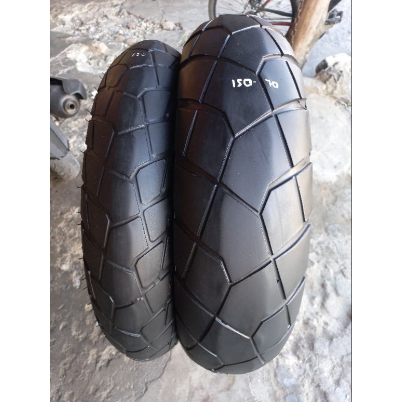 ban limbah moge dual purpose 120 70 17 & 150 70 17 R17 bridgestone battle wing