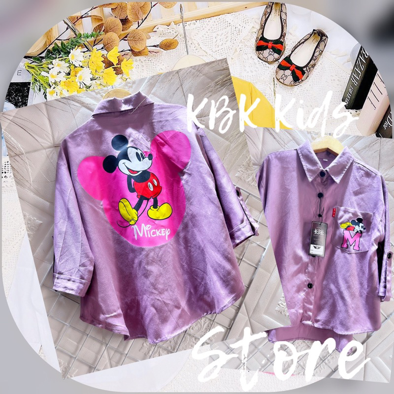 BAJU// ATASAN// BLOUSE ANAK PEREMPUAN MINIMOUSE DAN MOSCHINO USIA 3 SAMPAI 14 TAHUN