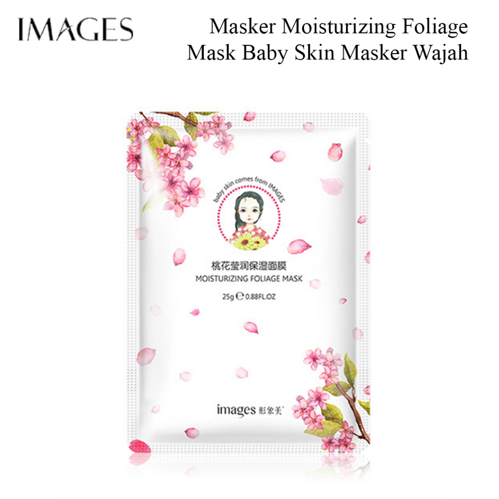 IMAGES Masker Moisturizing Foliage Mask Baby Skin Masker Wajah