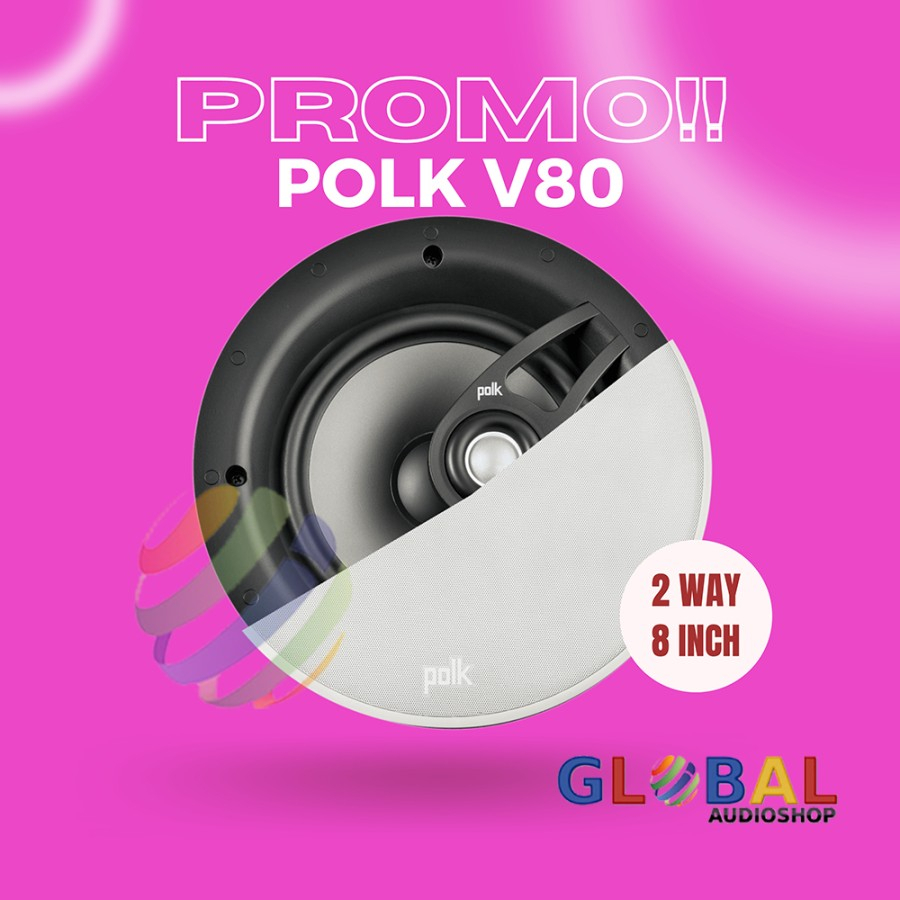 Polk Audio V80 In Ceiling Speaker 8&quot; / V 80 8 Inch