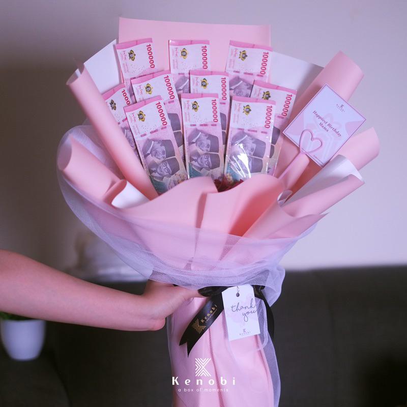 MONEY BOUQUET / BUKET UANG / HADIAH WISUDA ANNIVERSARY BIRHTDAY / Bunga duit / uang / buket duit money bouquet