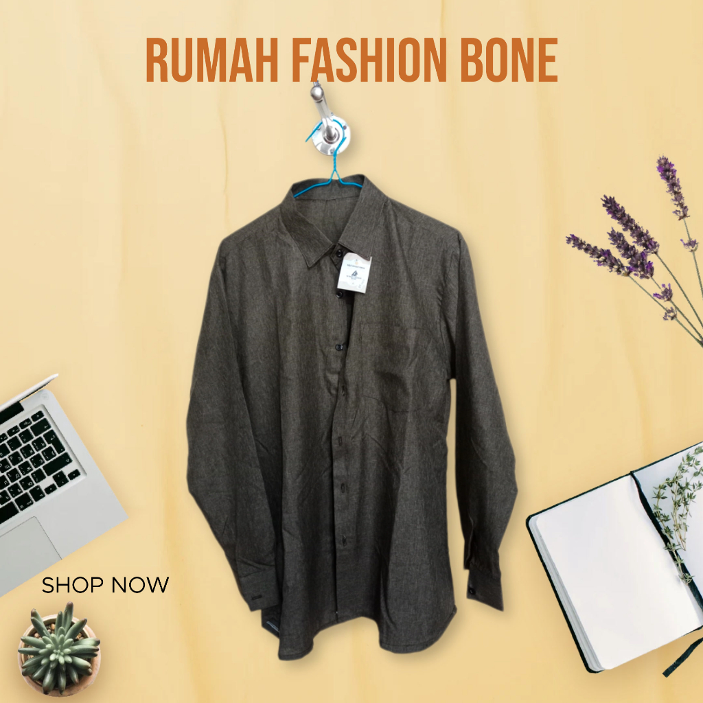 Kemeja Polos Lengan Panjang | Kemeja Polos | Kemeja Premium | Kemeja Lengan Panjang