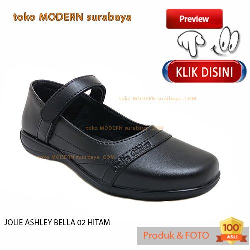 Sepatu pantofel wanita sekolah kerja slip on JOLIE ASHLEY BELLA 02