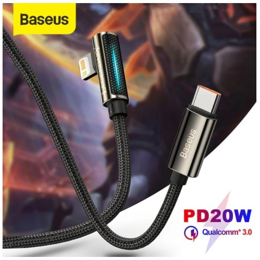 Baseus 20W Type C To Lightning Elbow Charger Cable For Iphone