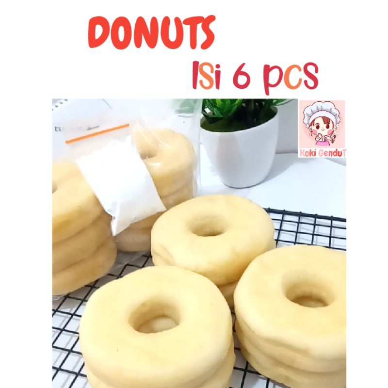 

Frozen donuts donat beku empuk jumbo isi 6 pcs PREMIUM