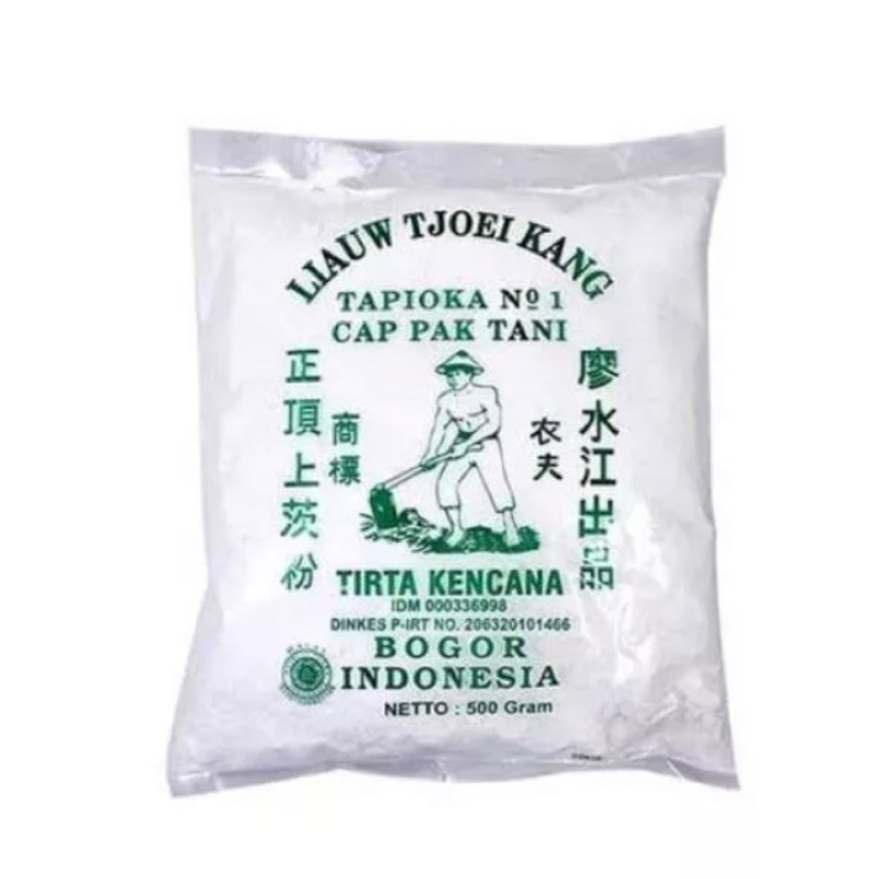 

Tepung tapioka pak tani Liaw Tjioe Kang 500gr