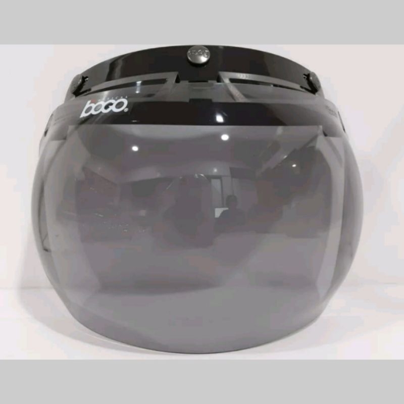 Kaca helm Bogo original cembung smoke kaca helm bogo
