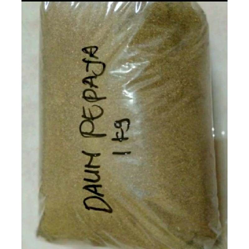 

daun pepaya bubuk 1 kg murni