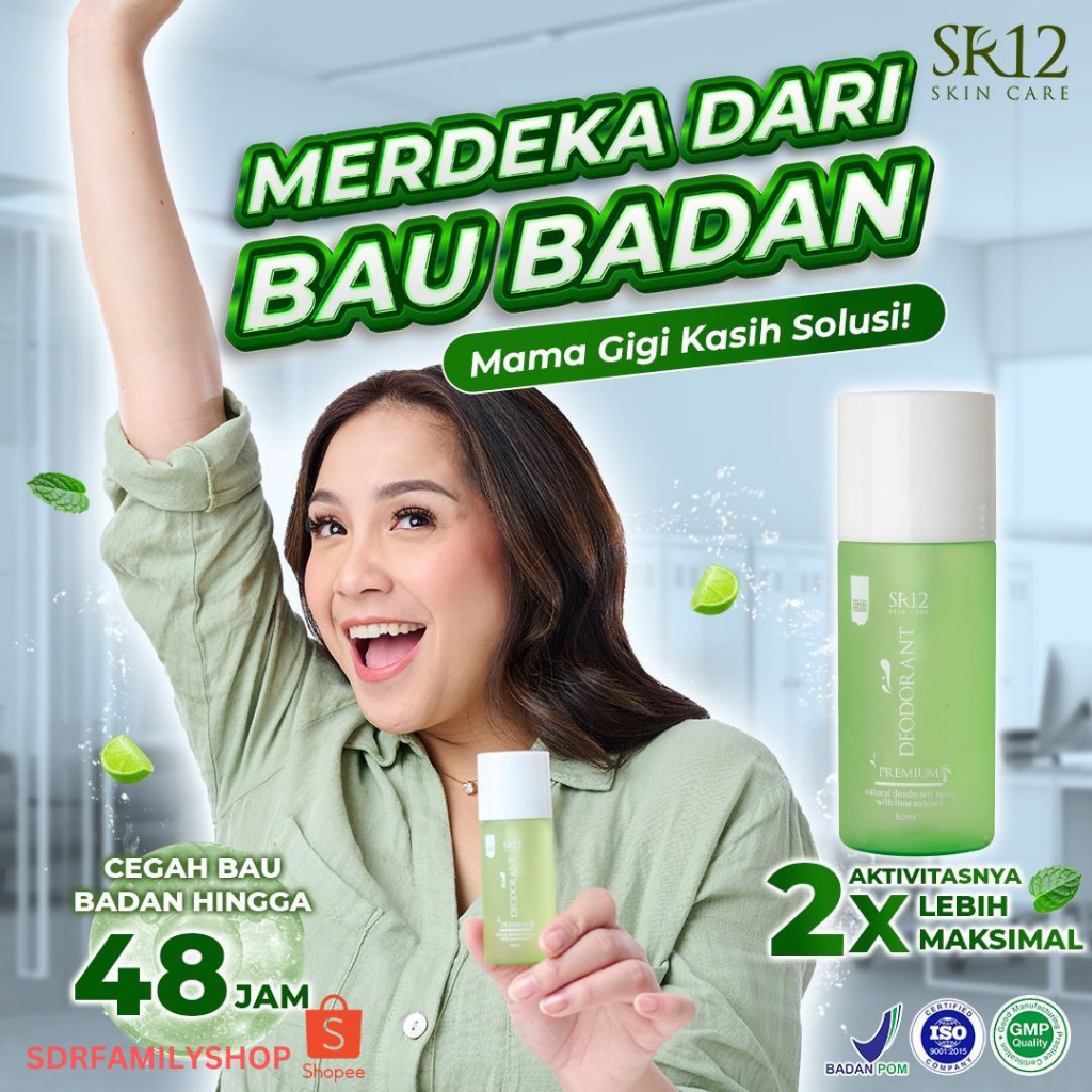 deodorant spray sr12 Obat Penghilang Bau Ketiak Obat Penghilang Bau Badan Obat Bau Ketiak Obat Bau B