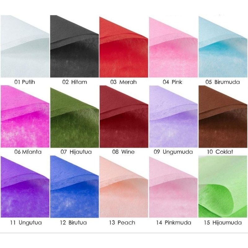 

1 PACK 20 Lembar COTTON PAPER KERTAS TISSUE BUKET