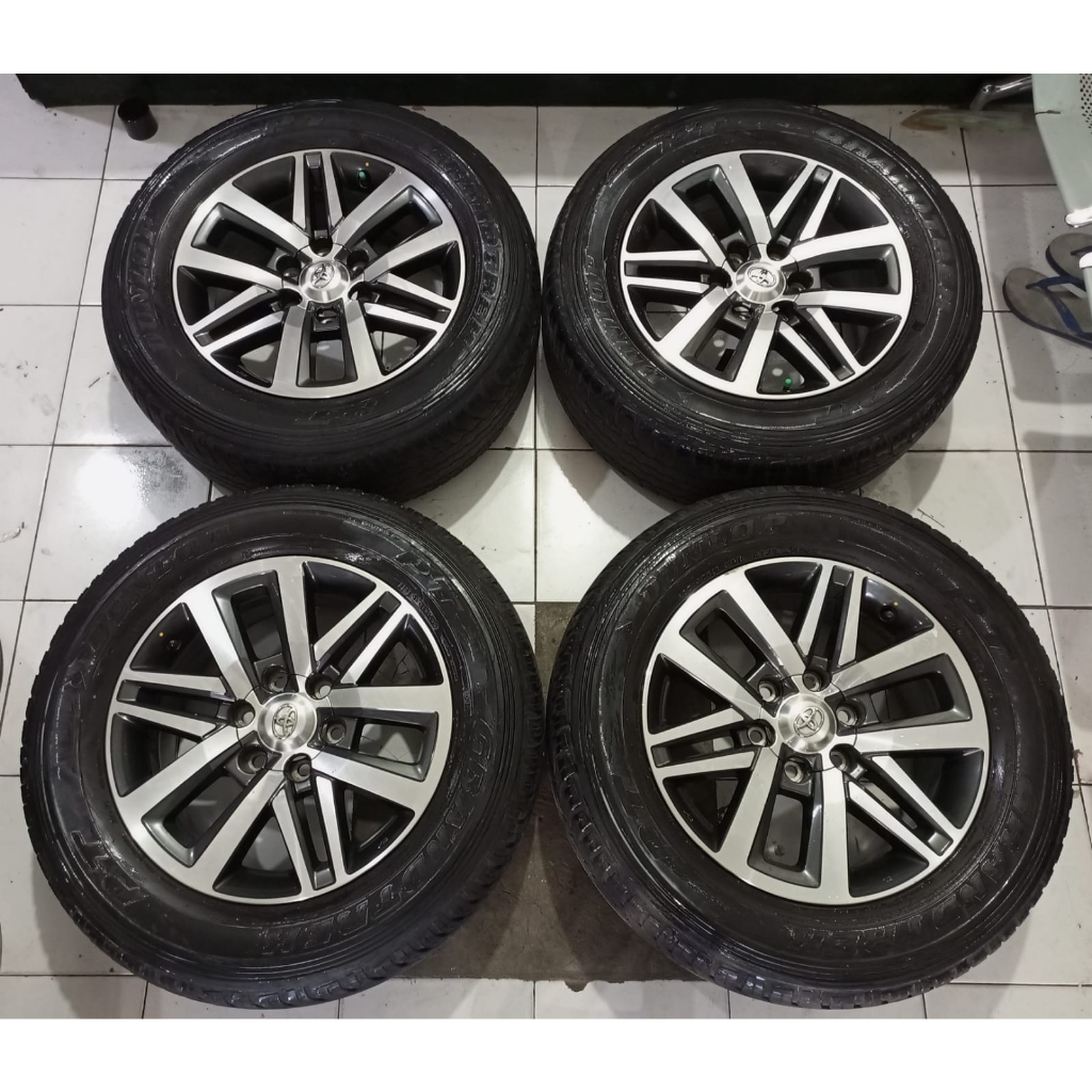 VELG MOBIL SECOND FORTUNER VRZ RING 18 PCD 6X139,7 + BAN 2 265 60 R18
