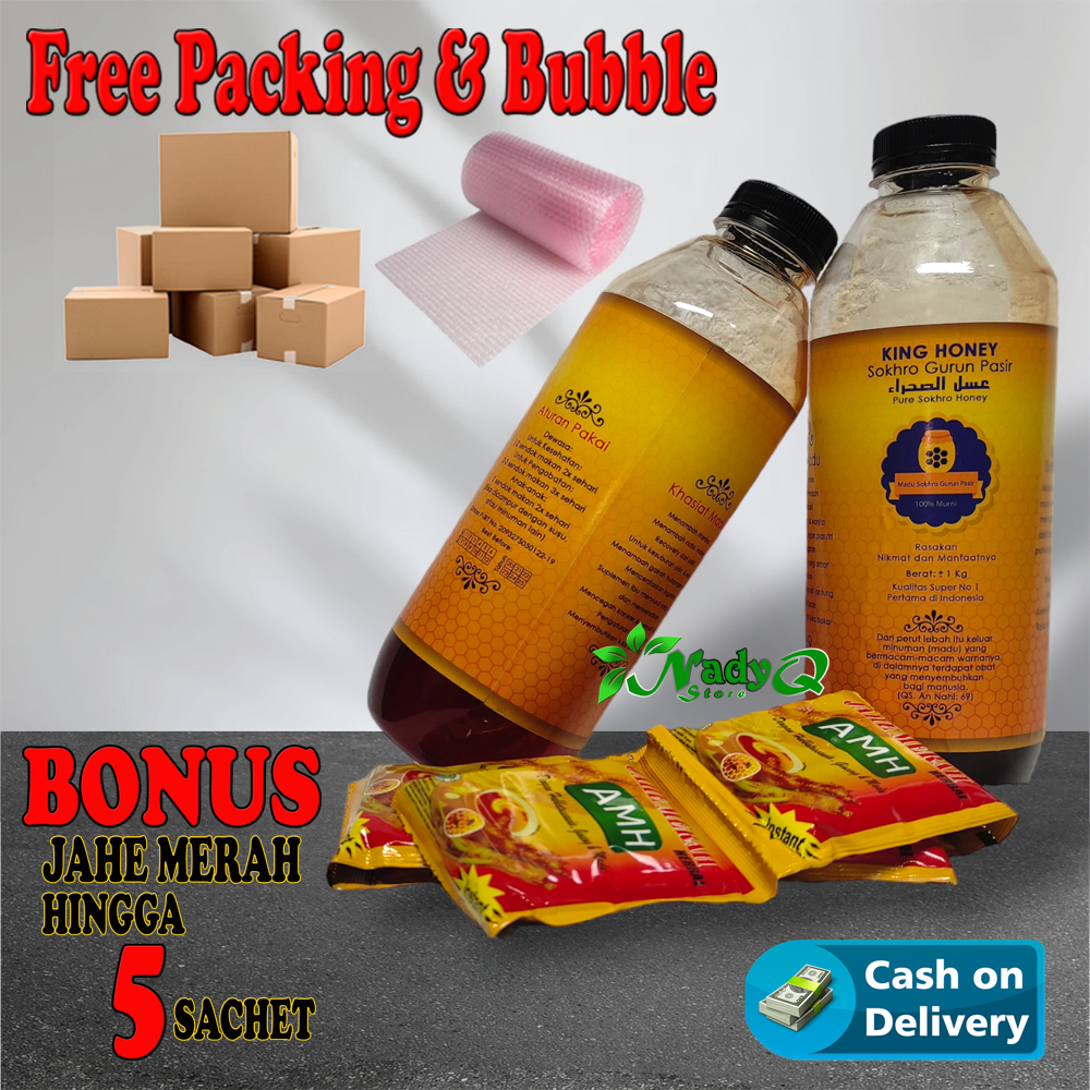 

King Honey Madu Mesir Sokhro Gurun Pasir Asli Import 500 Gram
