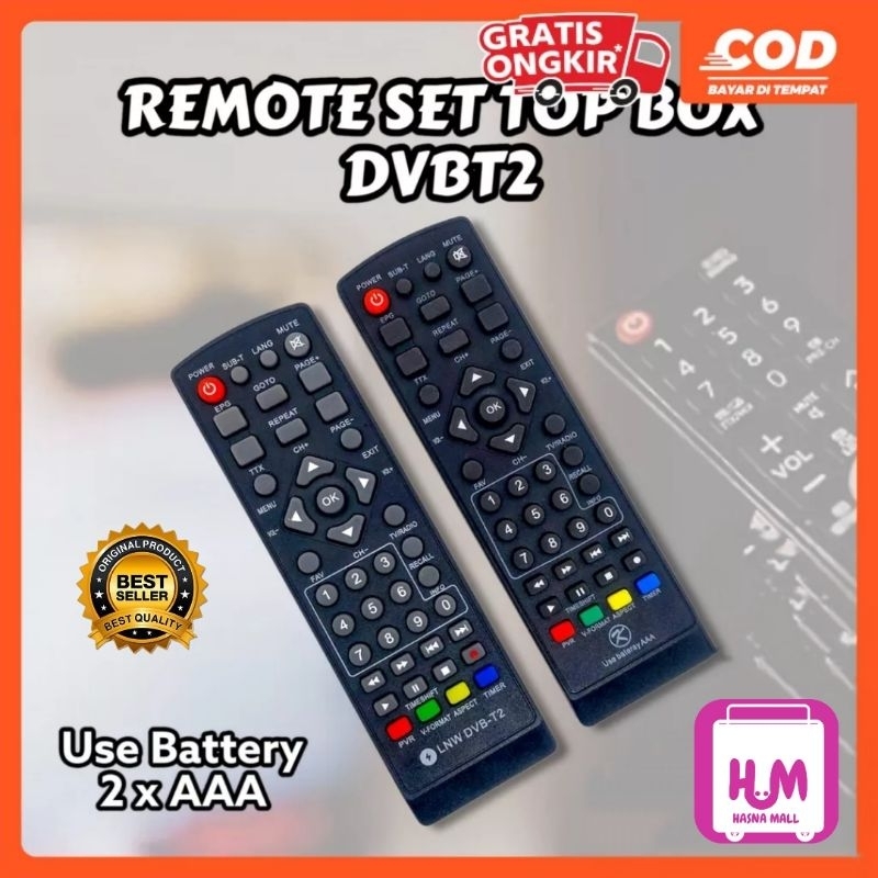 Remote Multi Set Top Box LNW DVB T2 Remote STB Multi Universal