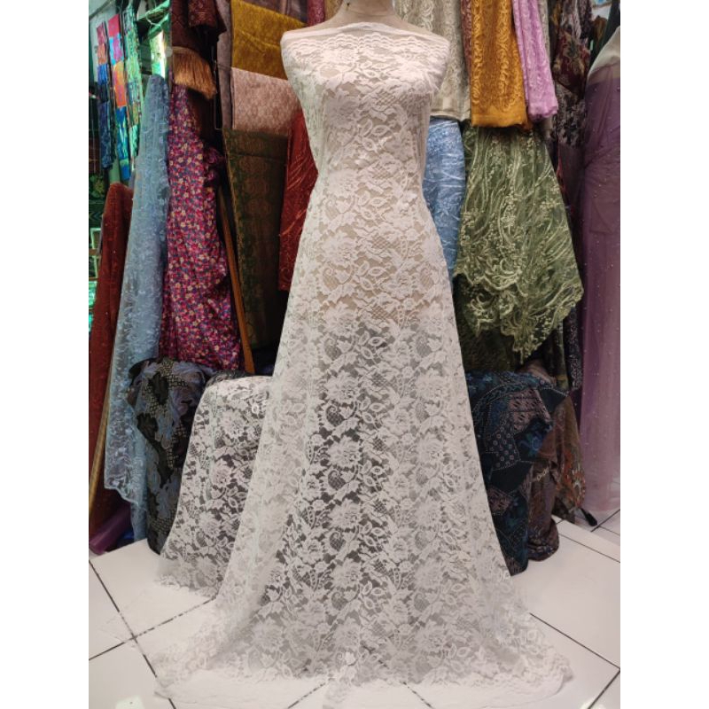 bakal kebaya renda meteran#12