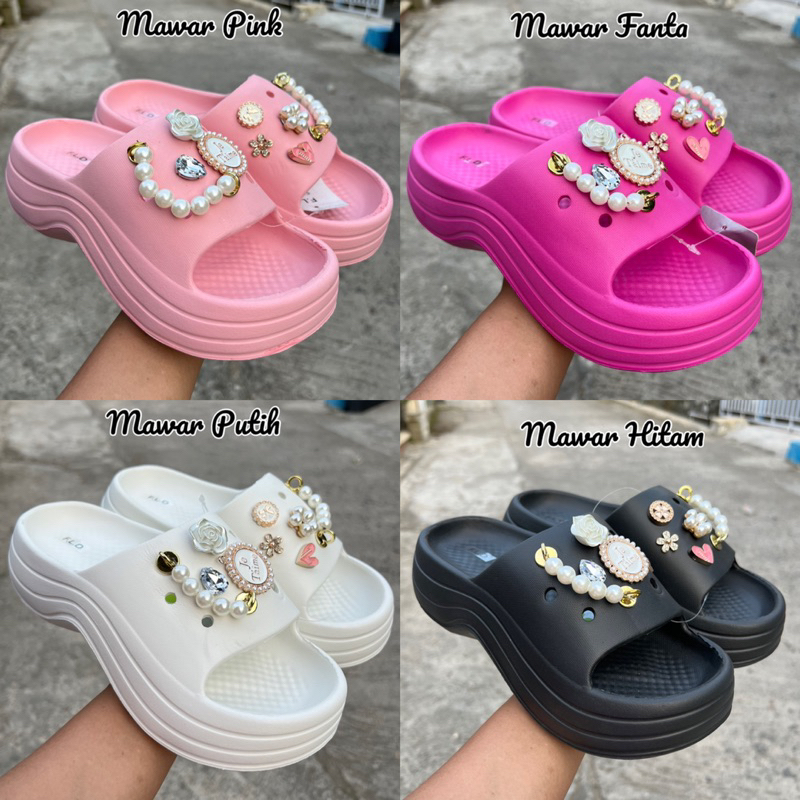 SANDAL WEDGES DEWASA IMPORT FUJI JELLY