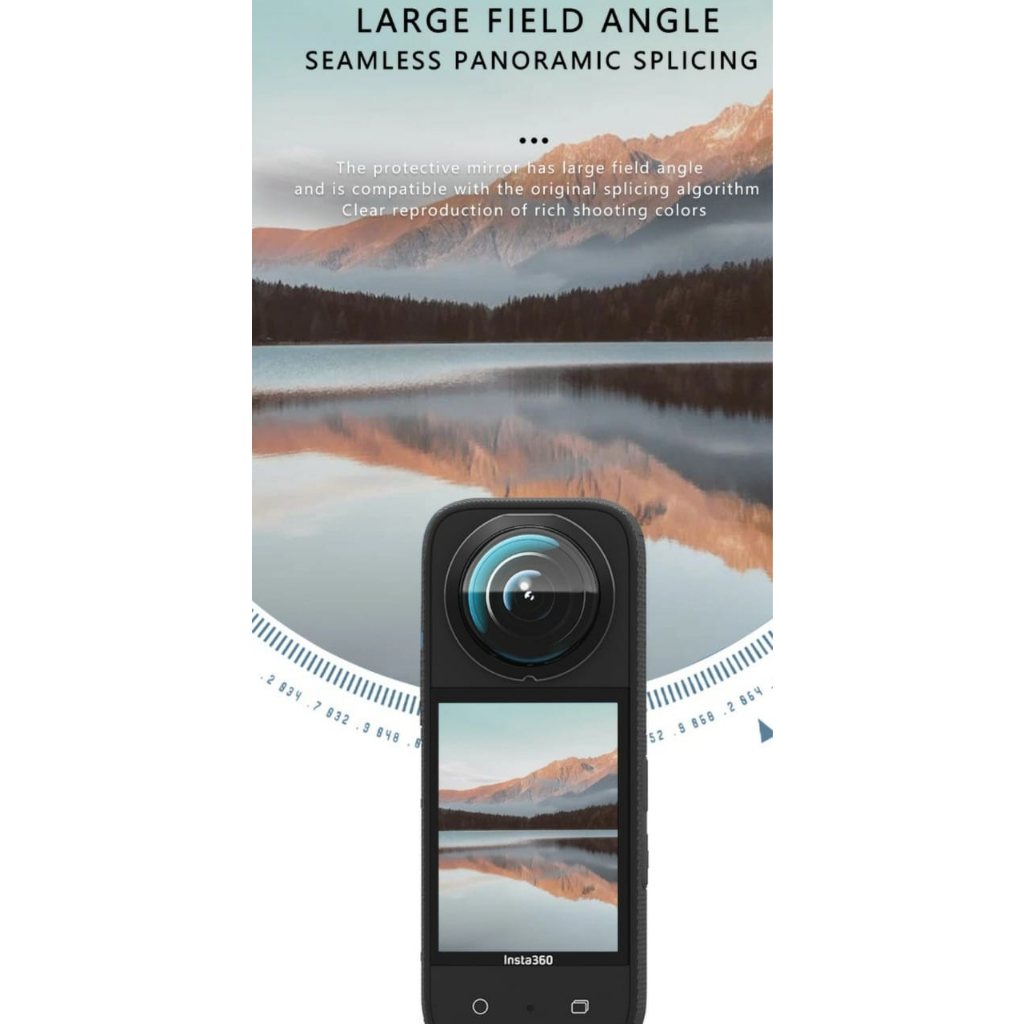 Promo Screen Guard Insta 360 X3 & X2 / Anti Gores Insta 360 X3 & Insta 360 X2