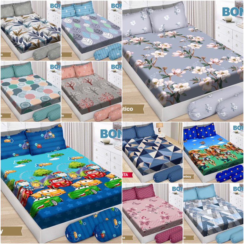 (BISA COD) SPREI BONITA DISPERSE 3D UK 180*200 CM