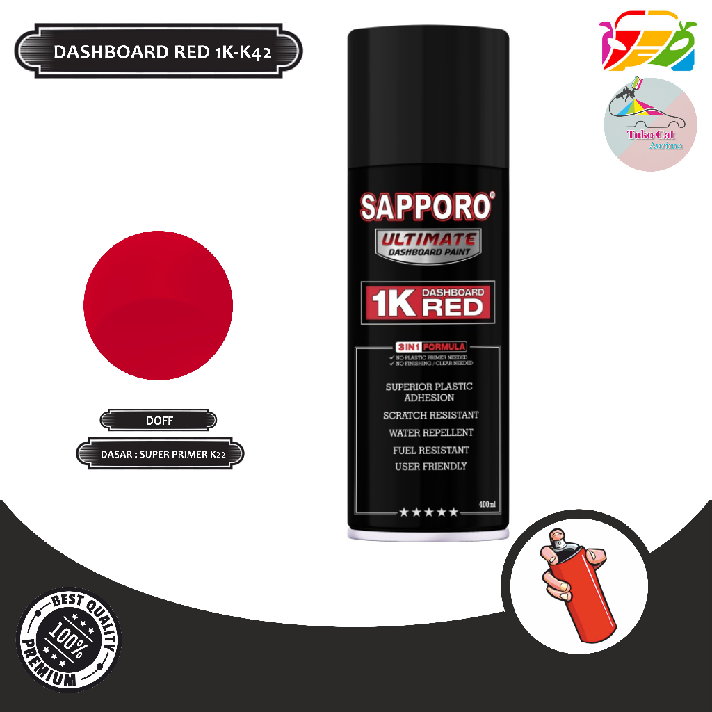 PILOX CAT SEMPROT SAPPORO ULTIMATE DASHBOARD RED 1K-K42 ORIGINAL