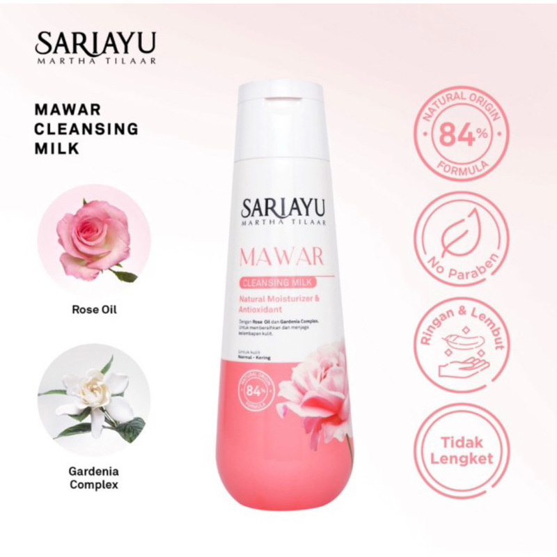 Sariayu cleansing milk 150 ml ( pembersih wajah sariayu )