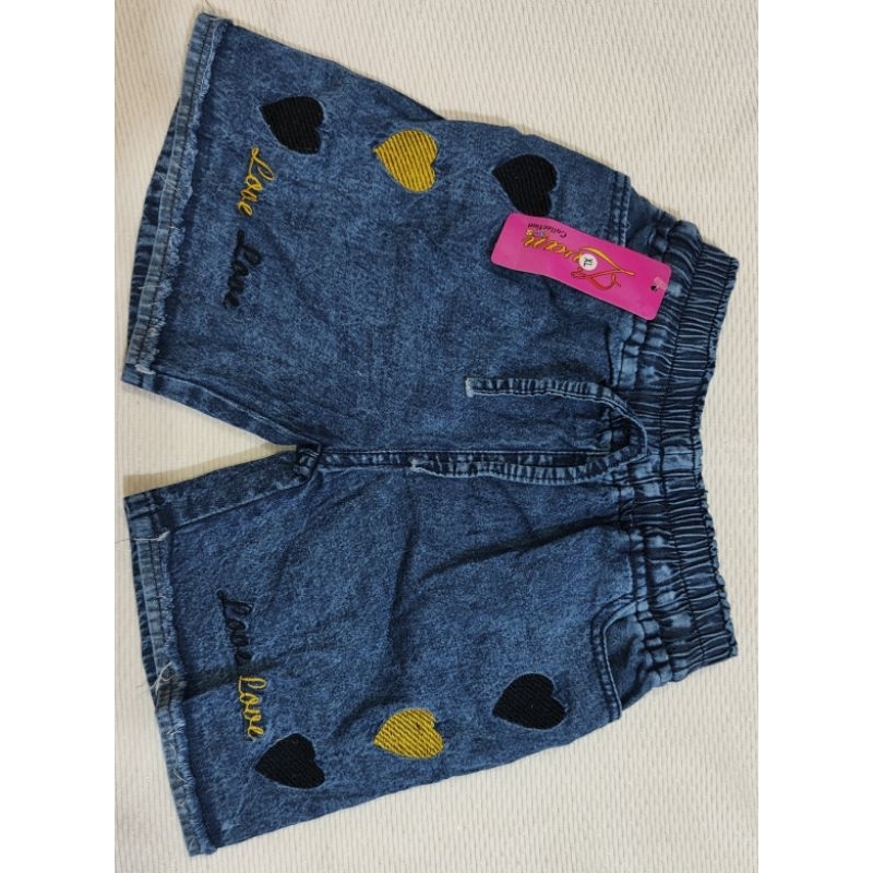 Celana Jeans / Celana Pendek Anak / Hot Pants Celana Pendek/ Hot Pants Bordir Anak