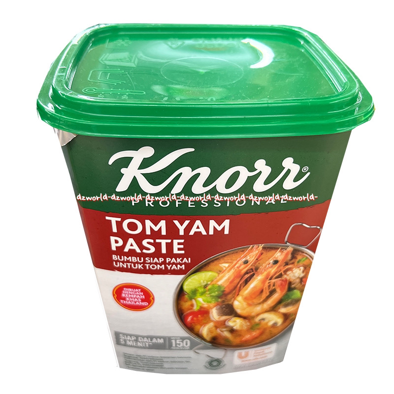 Knorr Proffesional Tom Yam Paste 1.5kg Untuk Bumbu Siap Pakai Tomyam Kemasan Kaleng Bumbu Tom yam Langsung Dimasak