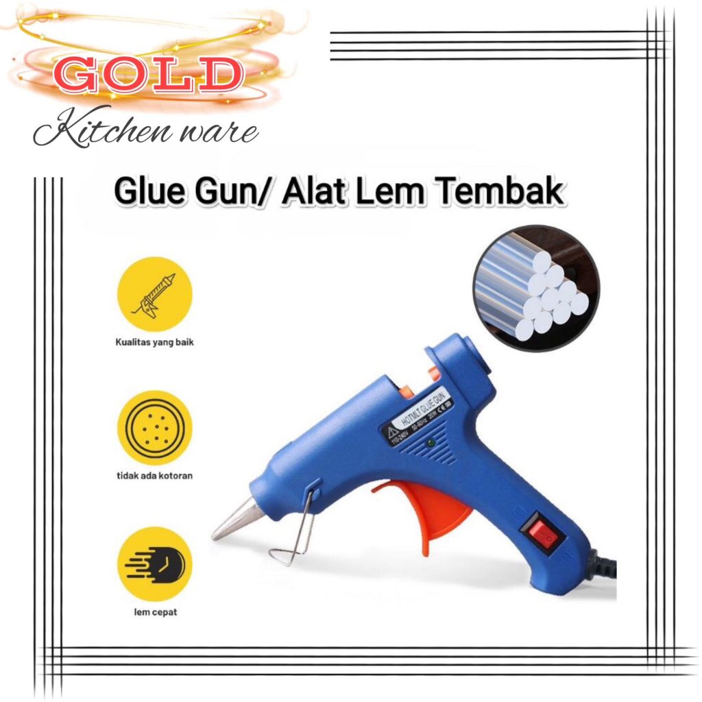 

G812 Alat Lem Tembak Glue Gun Lem Bakar Cair