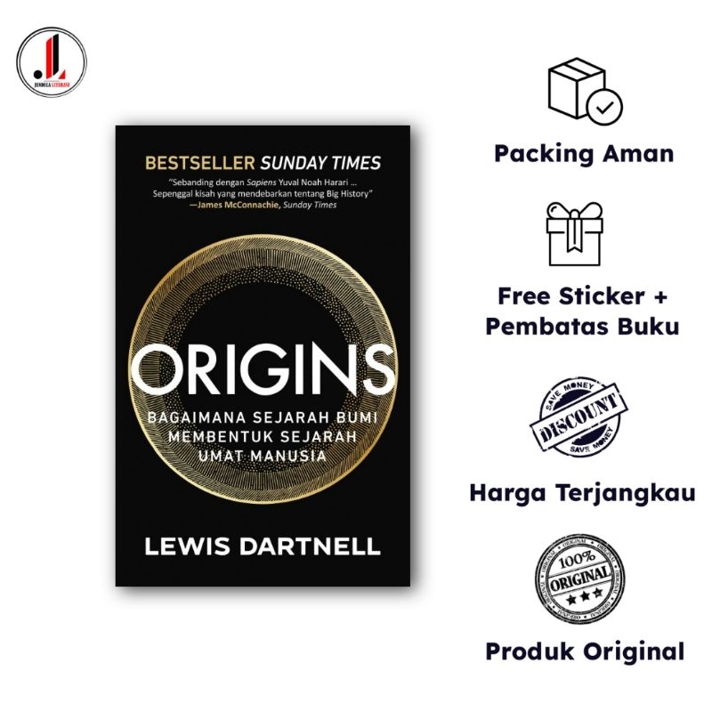 Original - Origins: Bagaimana Sejarah Bumi Membentuk Sejarah Umat Manusia - Lewis Dartnell