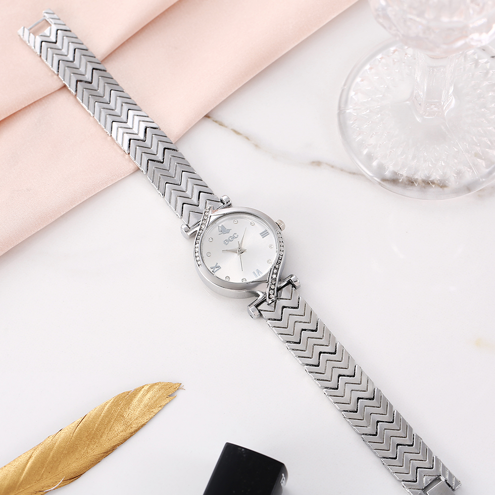 ✅COD Jam Tangan Wanita Rantai Analog Murah Grosir Arloji Import Premium Murah Cewek Stainless Steel W259