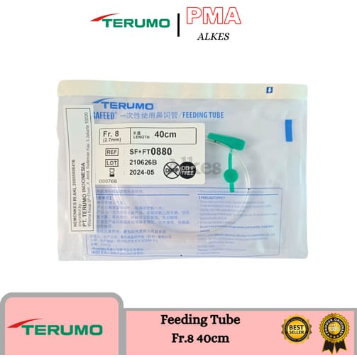 NGT Feeding Tube no. 5/8 40cm Terumo Harga/Pcs