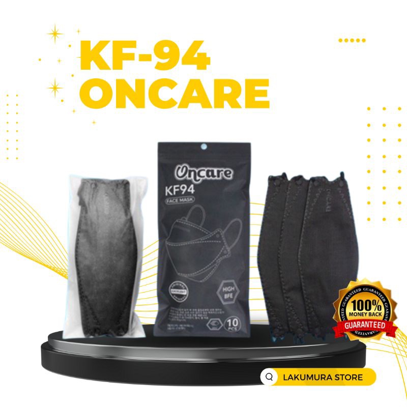 Masker KF94 Oncare Dewasa 4 Ply Disposable Face Mask Isi 10 Pcs