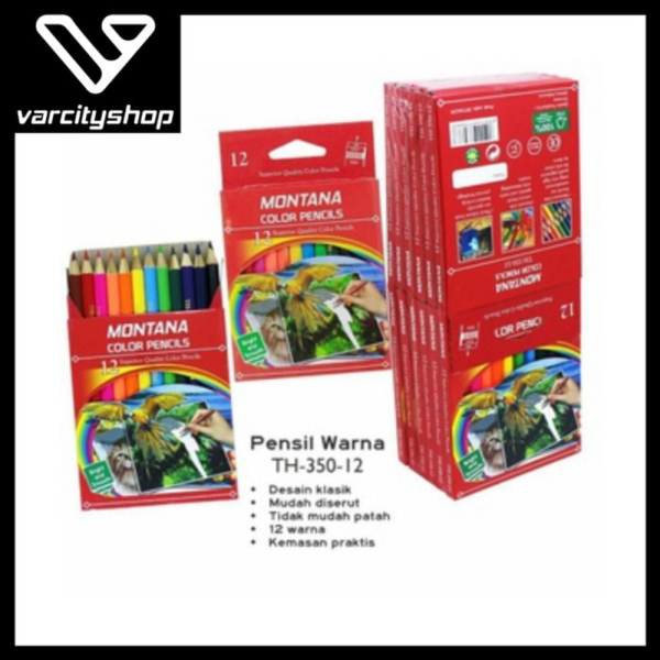 

Pensil Warna Pendek Color Pencil Pensil Warna Kecil 1 Set Isi 12pcs VA245