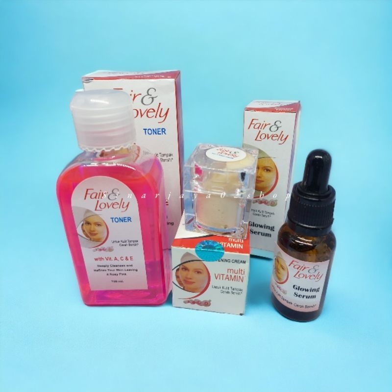 Cream Fair &amp; Lovely 4in1 Susun &amp; Super Whitening Paket