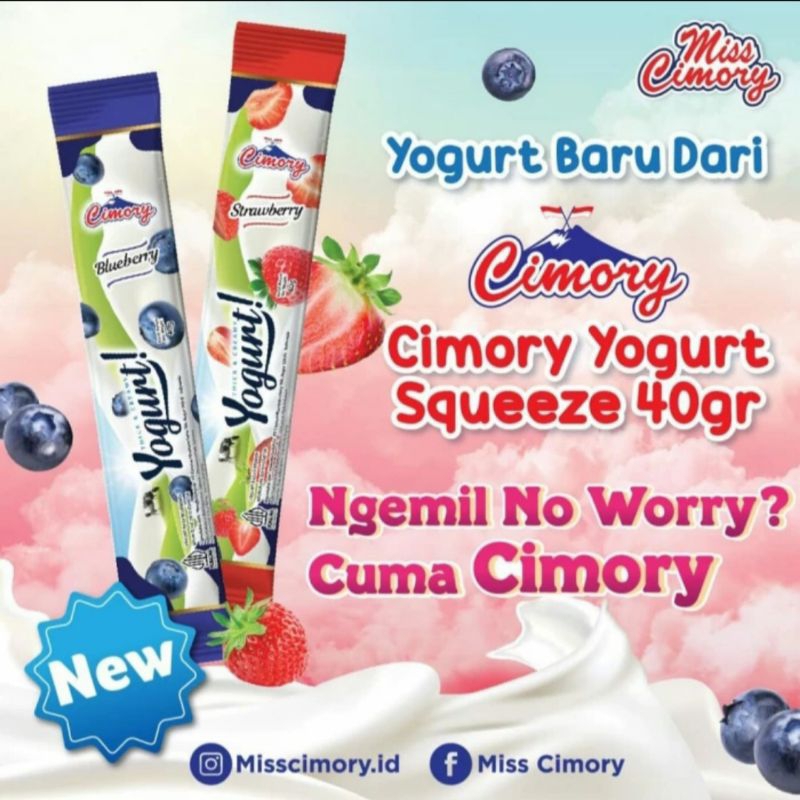 Cimory stick 40gr strawberry blueberry